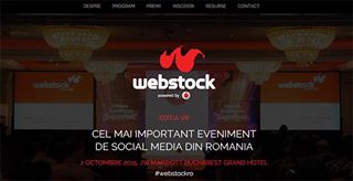 Sunt blogger acreditat la Webstock