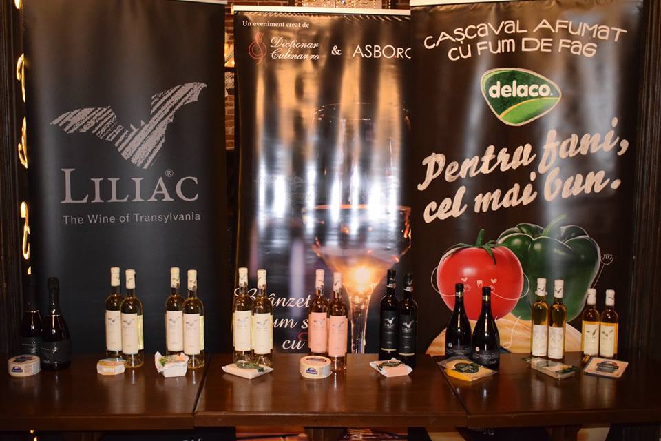 Degustare vinuri Liliac cu branzeturi Delaco